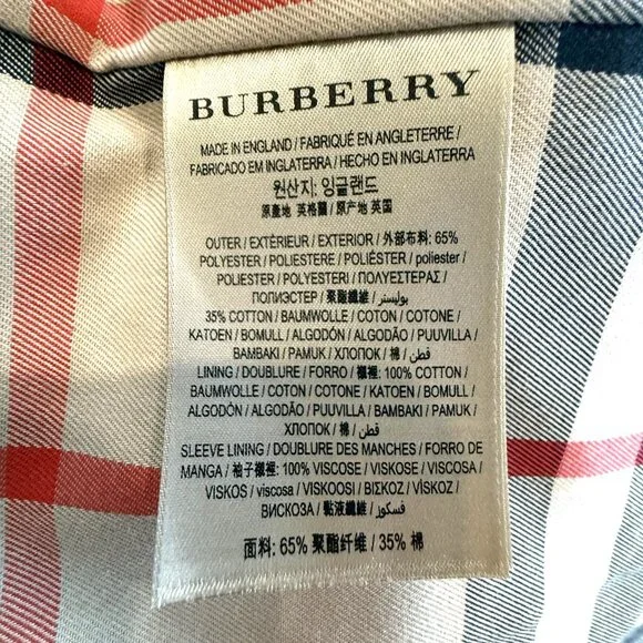 BURBERRY Harbourne Trench Coat Honey Size 2 - Picture 16 of 16